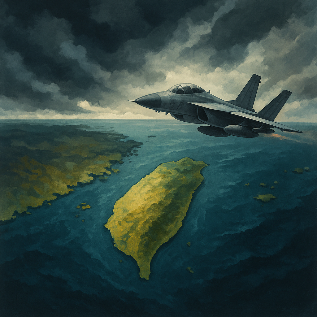 四年來，中國軍機擾台逐漸常態化，在灰色天空下呈現出台灣民主防衛與地緣政治的長期挑戰